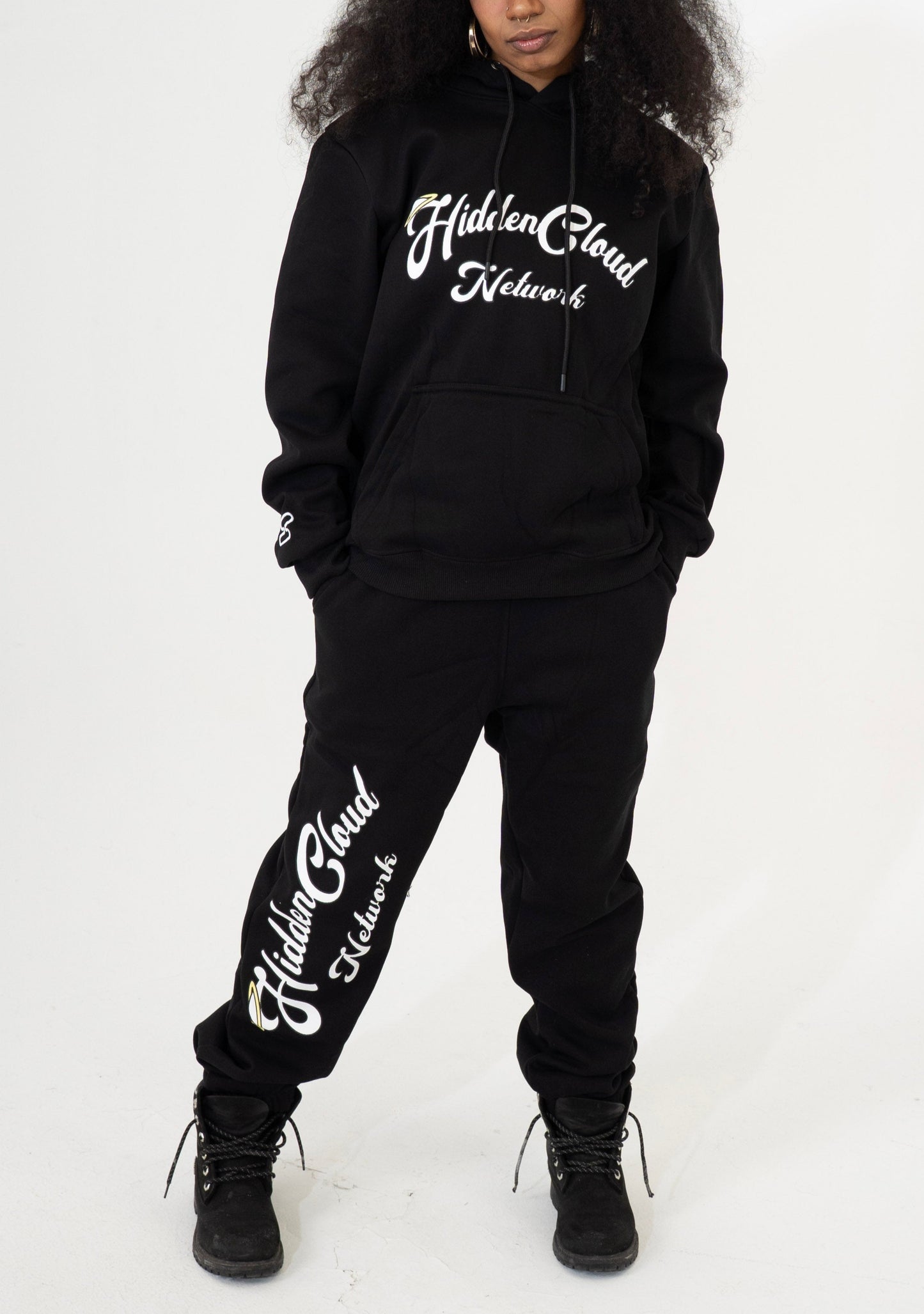 NETWORK FLEECE SWEATSUIT BLACK
