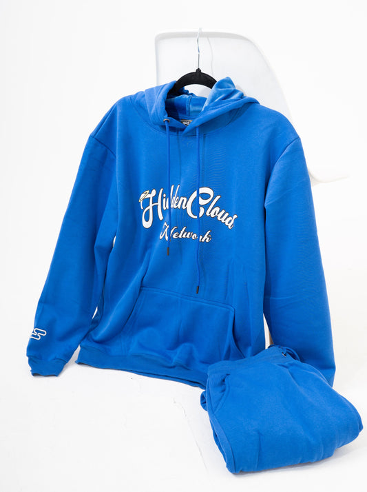NETWORK FLEECE SWEATSUIT BLUE