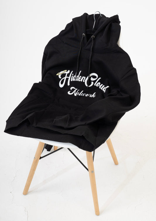 NETWORK FLEECE HOODIE BLACK